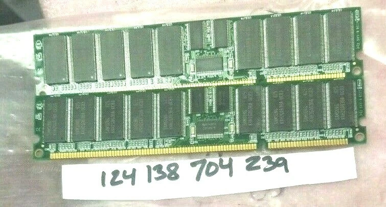  16GB KIT 2X 8GB DDR1 DDR 266  2100  PC2100R 208PIN  512X4  ECC REGISTERED  - Image 1 of 1
