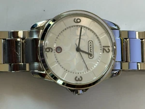 Coach 0293.1 Silver Dial Date Stainless Steel Men's/Unisex Quartz Watch WARRANTY - Picture 1 of 11