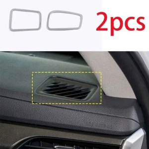 Instrumento de acero plateado L&R para Toyota Highlander 2020-2023 moldura de ventilación de salida de aire - Imagen 1 de 6
