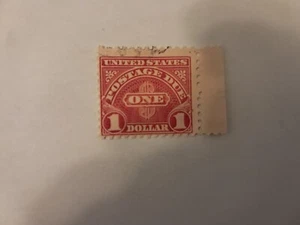 US PORTO FÄLLIG 1 DOLLAR BRIEFMARKE - GESTEMPELT - Bild 1 von 1