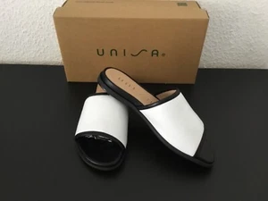 UNISA Pantoletten schwarz & weiß Gr.38 Neu mit kleinem Schönheitsfehler - Bild 1 von 16