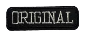 Original Aufnäher Patch Biker Aufbügler Bügelbild Schriftzug Freiheit Flicken - Bild 1 von 1