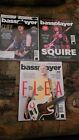 Bass Player Magazine - 3 Issues - Cliff Burton, Flea, Chris Squire