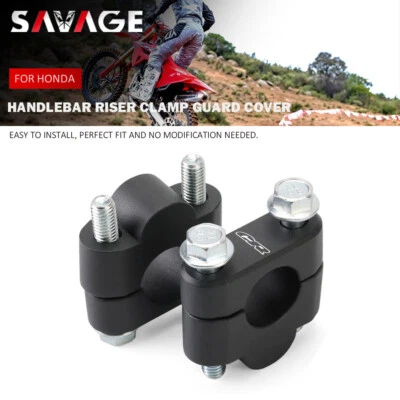 Fit 22mm HandleBar Risers Mount Clamp for HONDA CR250R 125R CR500R CR80 85R - Image 1 of 4