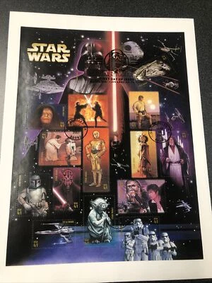 US 4143 Star Wars Anniversary 2007 First Day Of Issue On Big Envelope - Image 1 of 4