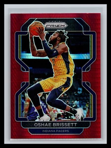 💥 OSHAE BRISSETT 2021-22 PRIZM RED HYPER HOLO REFRACTOR 50 PRINTED SSP # 138 - Picture 1 of 2