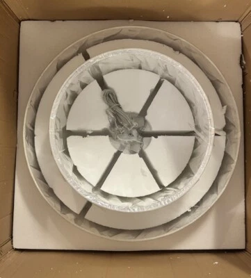 Visual Comfort KSP1043PN Sawyer 3 Light Pendant 26” Fixture Polished Nickel NEW - Image 1 of 4