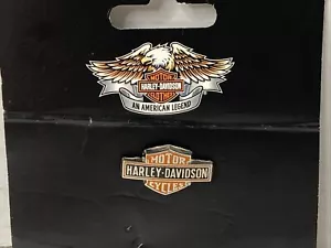 Harley Davidson Motorräder Bar und Schild Classic Look Jacke Weste Pin NOS NEU! - Bild 1 von 10