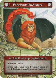 Sorcery: Contested Realm Beta Panorama Manticore Elite Regular NM - Picture 1 of 1