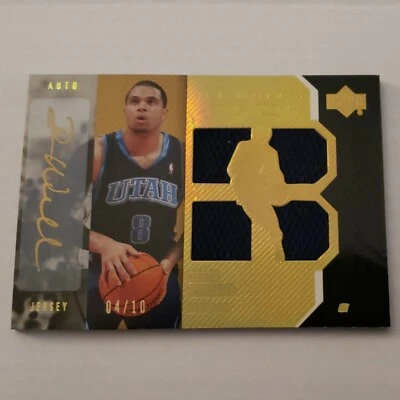 Upper Deck Black Deron William 2007 parche cuádruple dorado automático/10!! Foto 1 de 4