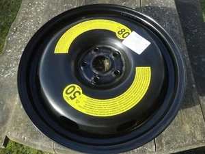 GENUINE VW AUDI SKODA SEAT SPARE WHEEL RIM SPACE SAVER 18X3.5J 5Q0601027BC03C
