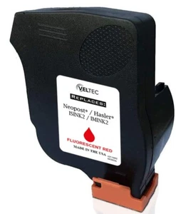 Cartucho de tinta hecho en Estados Unidos # ISINK2 c USPS cartucho de tinta de franqueo rojo fluorescente - Imagen 1 de 4