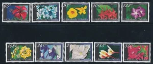2005 Niederländische Antillen - Blumen - Yvert Katalog Nr. 1510-19 - 10 Werte - postfrisch ** - Bild 1 von 1