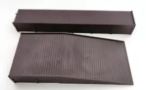 COX HO Scale Brown Ramp Truck Terminal Set - Picture 1 of 5