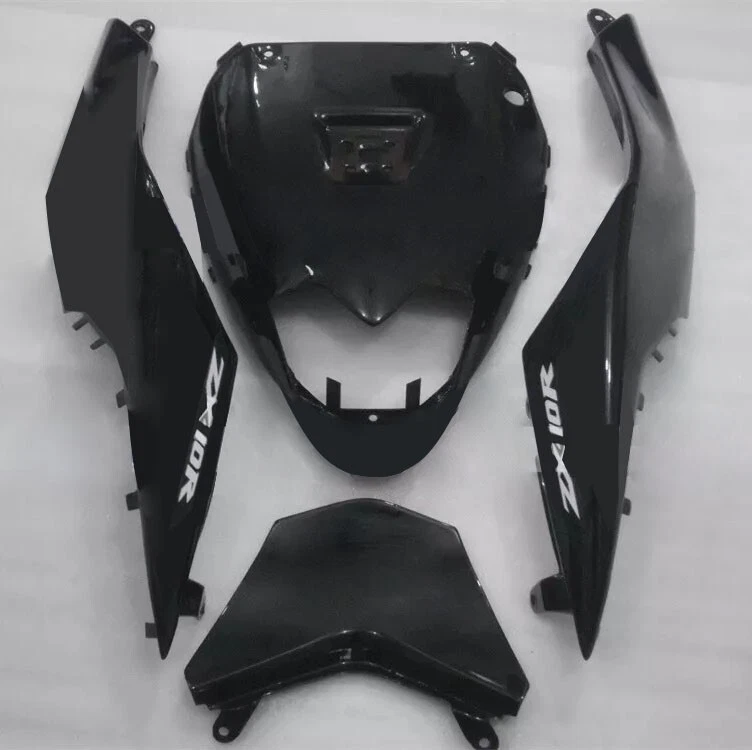Carenado trasero capó trasero apto para Kawasaki Ninja ZX10R 2008-2010 ZX 10R negro Foto 1 de 1