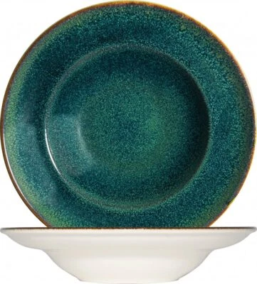 Bonna Ore Mar Gourmet Grün 6x Suppenteller Pastateller Speiseteller tief 27cm - Bild 1 von 3