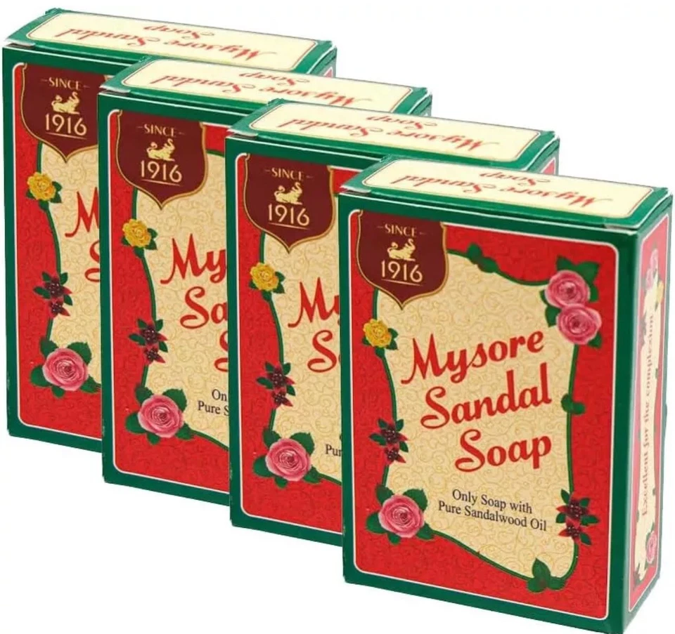 Mysore Sandal Soap | 75G | Bathing Soap | With SandalWood Oil | Herbal Ayurveda - Image 1 of 2