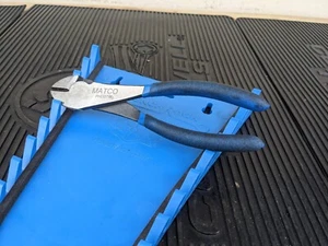 #bb325 MATCO PHDD7BL 7" DIAGONAL CUTTING PLIERS - BLUE - Picture 1 of 16