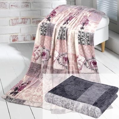 Kuscheldecke XXL Flauschdecke Wohndecke Sofadecke Tagesdecke Decke Plaid Flanell - Bild 1 von 4