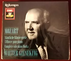 Mozart: Complete Solo Piano Works, Walter Gieseking - New 8-disc CD Set / EMI - Foto 1 di 4