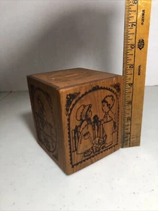 toystalgia panca in legno salvadanaio musicale simpatico ragazzo ragazza - Foto 1 di 8