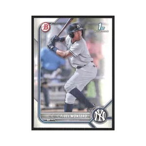 2022 Bowman Prospects Fidel Montero Yankees #BP-74 - Picture 1 of 3
