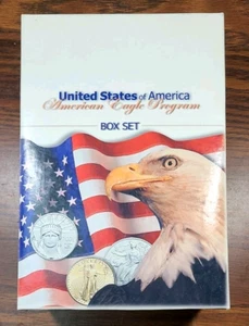 1986 - 2003 US American Silver Eagle 1oz .999 Coin Box Set - Picture 1 of 7