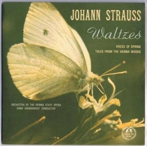 Johann Strauss Waltzes Vienna State Opera Orchestra Vienna Wood British Pressing - Picture 1 of 3