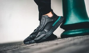 Adidas Futurepacer Core Black Carbon Green B37266 Men's US size 8.5 Boost Shoes - Picture 1 of 11