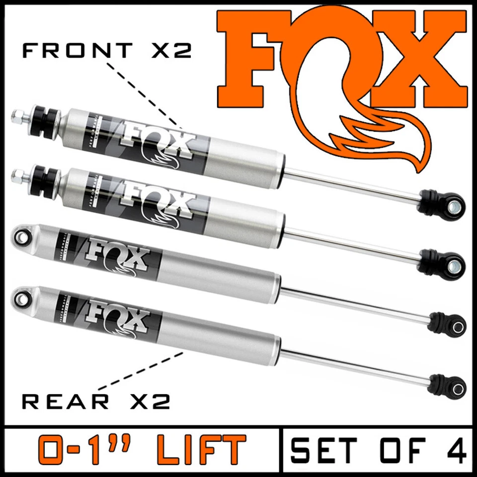 Amortiguadores delanteros y traseros FOX Performance 2.0 aptos para Ford F250 Super Duty 17-25 elevación de 0-1" Foto 1 de 4