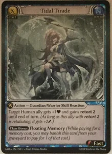 Tidal Tirade Regular - Grand Archive, Mortal Ambition - Picture 1 of 1