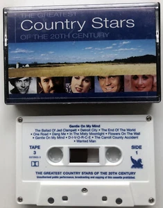 The Greatest Country Stars of the 20th Century Tape 3 (Cassette, Like New) - Picture 1 of 2