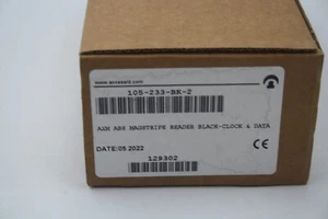 AXM ABS Magstripe Reader- 105-233-BK-2( clock & data version) - BRAND NEW - Picture 1 of 10