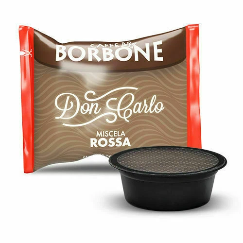 Caffè Borbone Don Carlo Miscela Rossa per Lavazza a Modo Mio - 100 Capsule