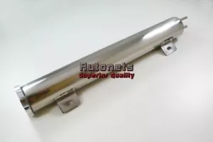 Tanque de desbordamiento de refrigerante de radiador de acero inoxidable de 15" tapa giratoria caña de calle caliente - Imagen 1 de 3