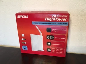 Buffalo N150 N-Technology High Power Router VPN Original Packaging - Picture 1 of 8