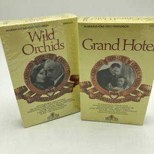 MGM/UA Grand Hotel Wild Orchids Sealed Betamax Movie Lot Greta Garbo - Bild 1 von 4