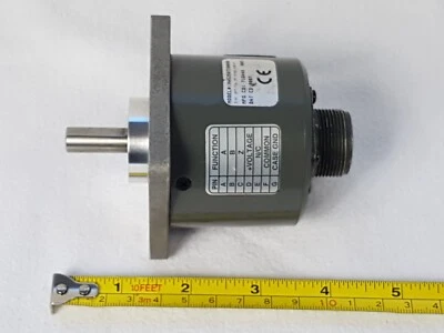 Dynapar HA52507200000 Incremental Encoder - 3/8" SFT FLG MT 5-26V End MT - Used - Image 1 of 4