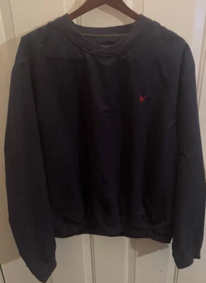 Lyle & Scott Mens XL Navy Pullover Windbreaker Golf Vented Under Arm - Image 1 of 4