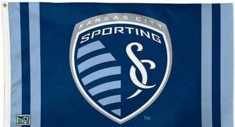 SPORTING KANSAS CITY FLAG BANNER 3'X5': Fast Free Shipping Cover