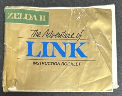 Zelda II The Adventure Link NES Video Game Manual Instruction Booklet Pamphlet - Image 1 of 4
