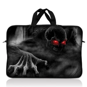 10"" 10.1"" 10.2"" 9 8 Manga Laptop Manga Netbook Bolso Estuche Cubierta Tablet Calavera - Imagen 1 de 4