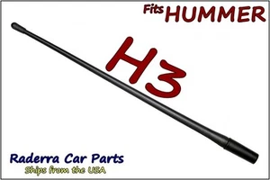 FITS: 2006-2010 Hummer H3 - 13" SHORT Custom Flexible Rubber Antenna Mast - Bild 1 von 2