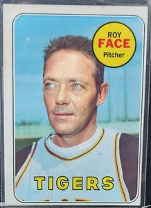 1969 Topps Roy Face Pink Back #207 Detroit Tigers NMT-MT - Picture 1 of 2