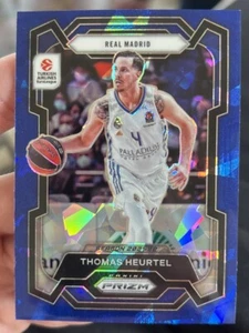 2023-24 Panini EuroLeague Prizm Thomas Heurtel #197 Blue Ice Prizm /125 - Picture 1 of 2