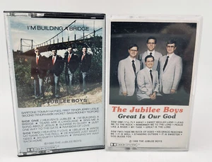 The Jubilee Boys Quartet Christian A Cappella Gospel Music LOT 2 audio cassettes - Imagen 1 de 6