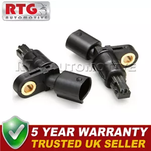 2x ABS Wheel Speed Sensors Rear Fits VW Golf (Mk4) 1.9 TDI #2 - Picture 1 of 2