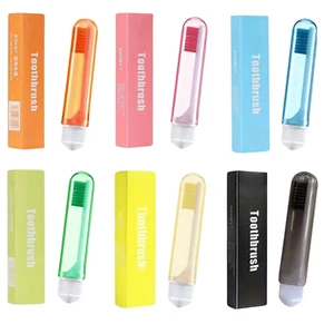 Foldable Folding Travel Toothbrush Camping Portable Sanitary Hiking Outdoor - Picture 1 of 13