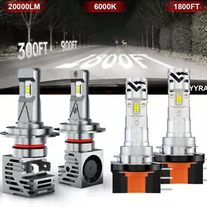 FOR Bmw 2 Series F23 F22 2012 2013-2019 Headlight White HIGH low beam 6500k 4pc - Picture 1 of 15