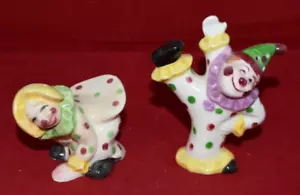 Set stravagante shaker clown vintage sale e pepe a pois - Foto 1 di 3